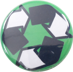 Recycle button green